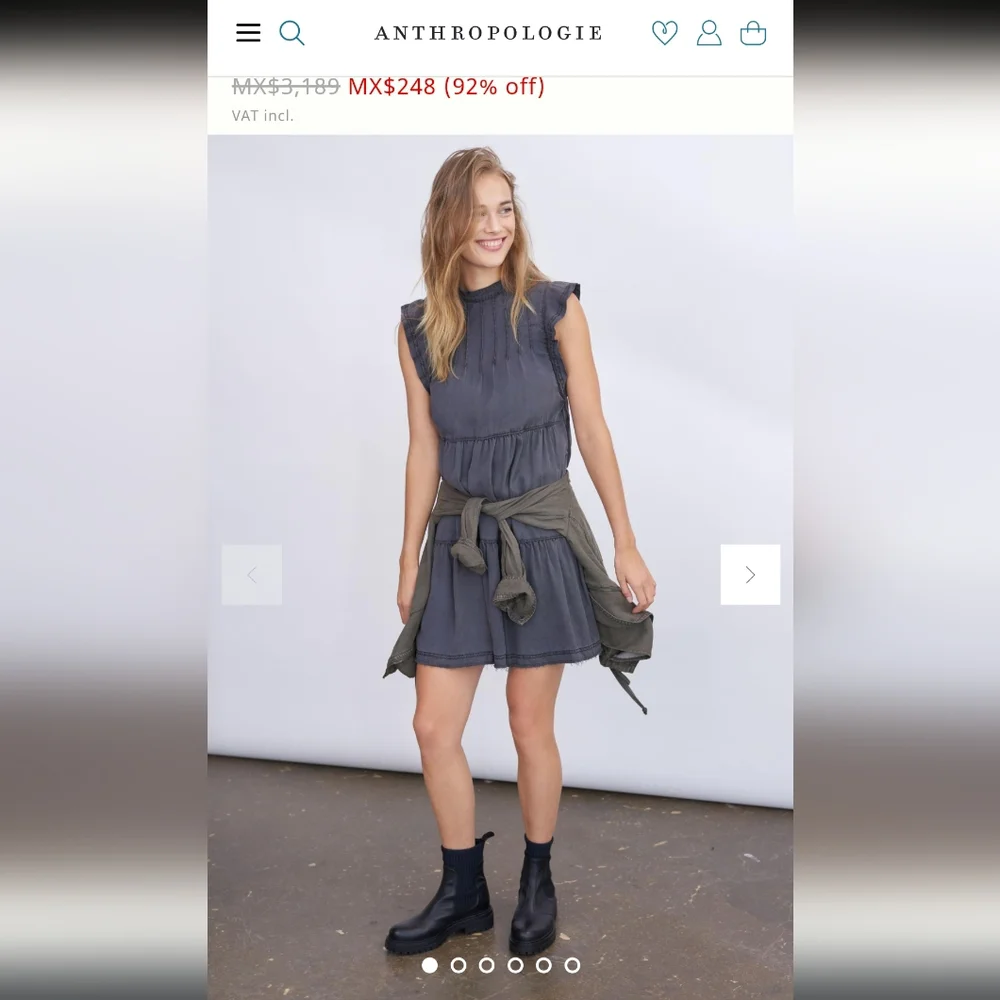 Anthropologie Jenee Tiered Tunic Dress - Picture 5 of 7